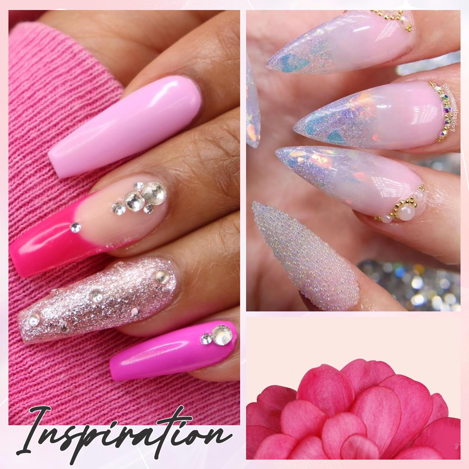 Makartt Poly Nail Gel 50ml - Extension Gel Farben Nägel UV Aufbaugel und Nagelverlängerung Gel für Starter Nageldesign DIY Maniküre Geschenk, Calla Lily
