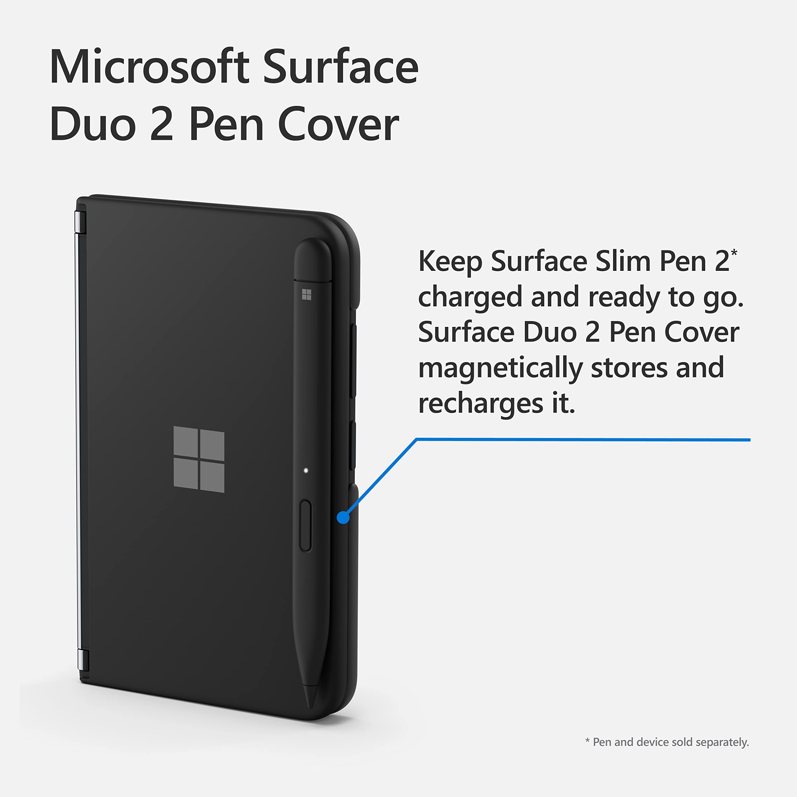 Microsoft Surface Duo 2 Pen Cover - Obsidian : Amazon.ca