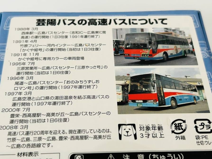 トミカ 芸陽バス 高速バス運行20周年記念セット ミニカーショップ ケンボックス トミカ 特注・その他高速バス