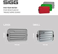 Vista 5 de SIGG - Lonchera de metal Plus - Envase de alimentos con compartimentos - Diseño suizo - Apto para lavavajillas - Ultra ligero - S/L