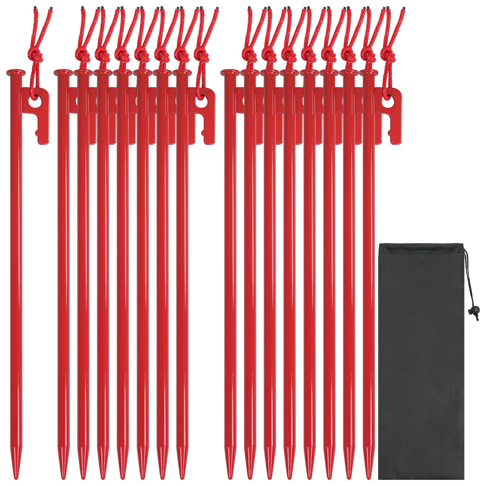 PEAK テントペグ 30本セット Amazon.co.jp: MySit テントペグ 30cm 16本セット 鍛造ペグ 炭素鋼