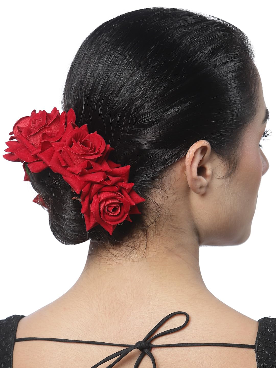 Vogue Hair Accessories Rose Flower Juda Hair Accessories For Girls And Women Vogue Hair Accessories Rose Flower Juda Hair Accessories For Girls And Women