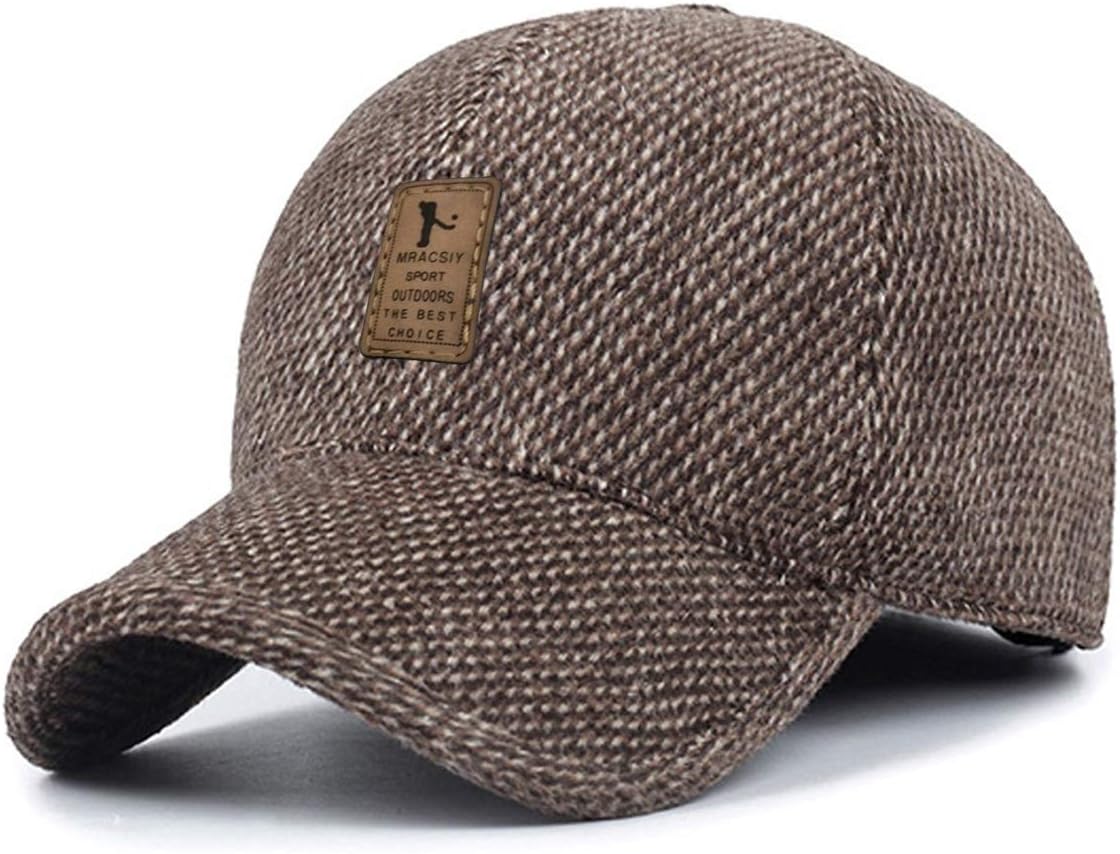 MRACSIYUnisex Winter Caps Baseball Cap Hats for Head Circumference 56-60cm