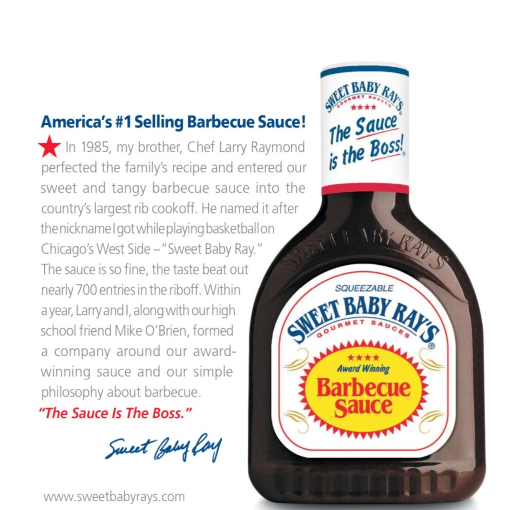 Sweet Baby Rays Barbecue Sauce, 80 oz.