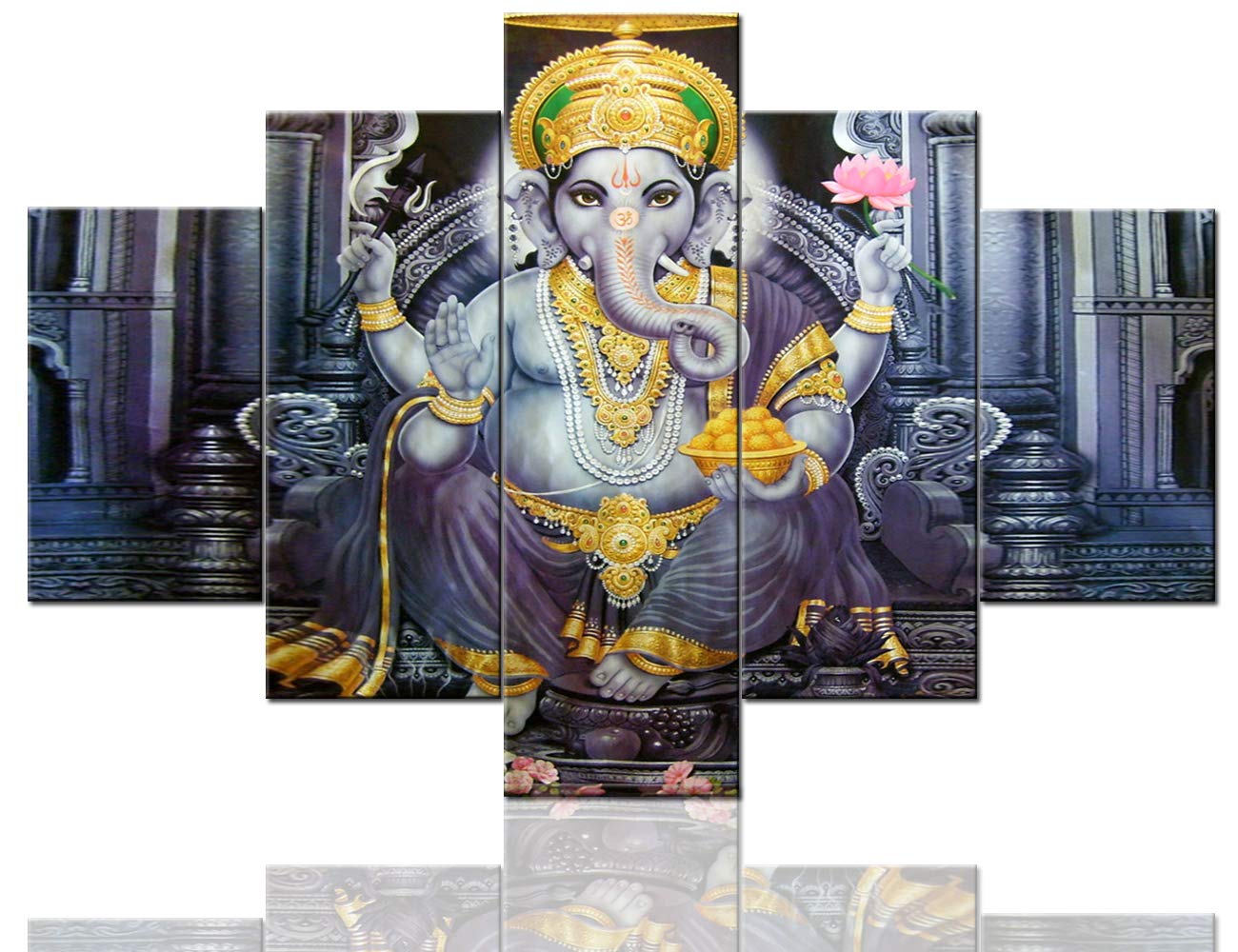 Amazon.co.jp: ガネーシャ絵画 Ganapati エクストラピクチャー