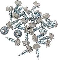 Vista 4 de Eagle 1 Rollos intermitentes de aluminio pintado, 75 pies x 11.75 y 15 pulgadas, aluminio resistente 027, muchos colores, incluye 100 tornillos