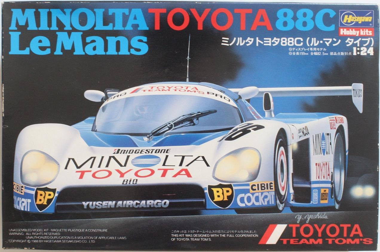 Amazon | ハセガワ 1/24 ミノルタトヨタ 88C (ル・マン タイプ