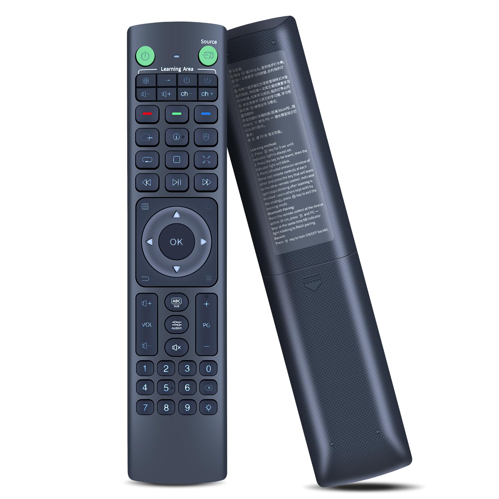 PZLNew Replacement V12 Bluetooth Remote Control for zidoo X20 X20pro Z9S Z9X Z10 Z10pro Z1000 Z1000pro, UHD3000 UHD2000 Neo S Neo Alpha