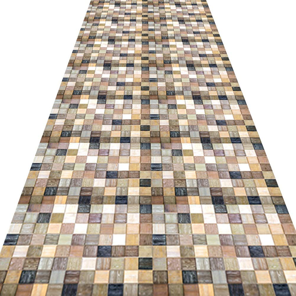 Alfombra de pasillo larga ZRUYI rectangular lavable y recortable de 1.1x2m