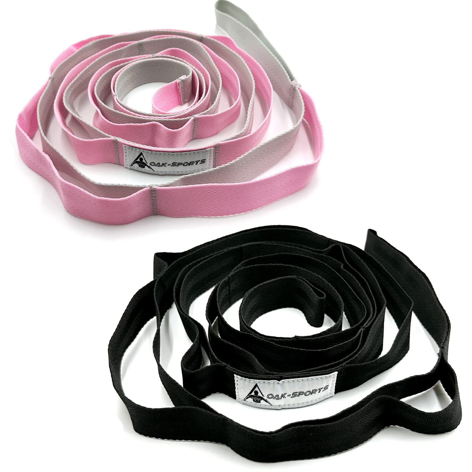 Stretching Strap Yoga Strap with Loops for Physical Therapy, Non-Elastic