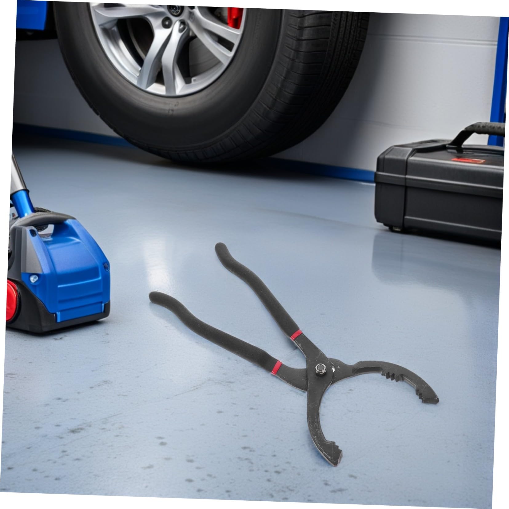 Cabilock 2piezas Llave para Filtro de Aceite y Alicates Resistentes para Vehículos Suv y Camiones Herramienta para Extraer Filtros de Aceite Taller
