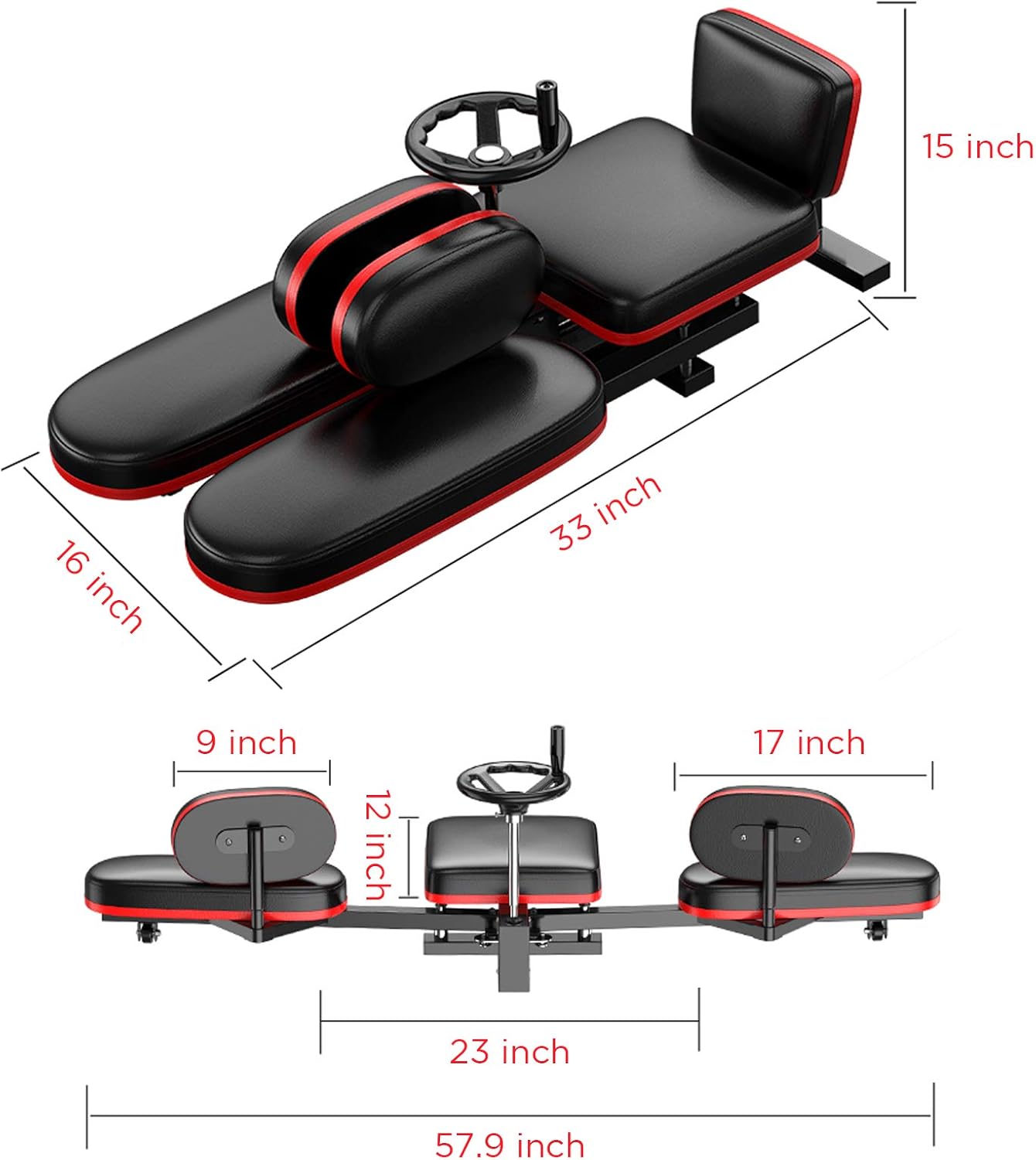 BotaBay Pro Leg Stretcher 330LBS Leg Stretch Machine Heavy Duty Steel Frame Leg Stretcher Machine Training Fitness Equipment Leg Stretcher for Home Gym : Sports & Outdoors