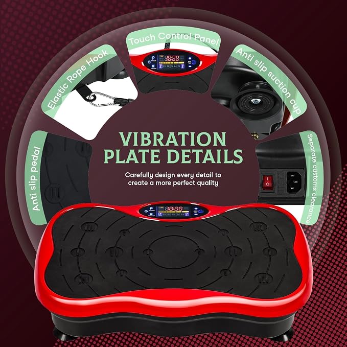 Máquina Plataforma Vibratoria para Ejercicio Fitness miniatura 8