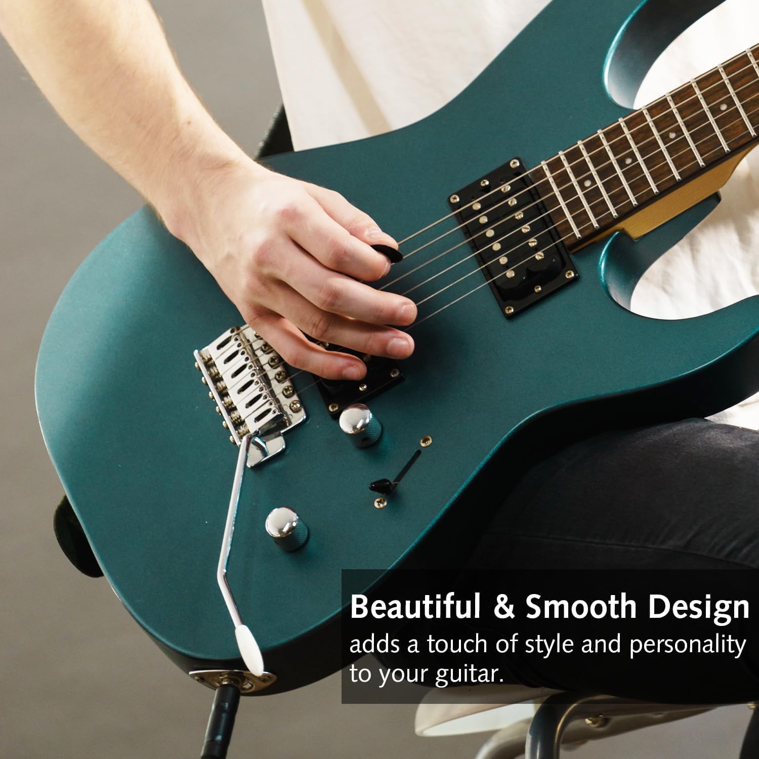 6mm Metal Tremolo Arm Whammy Bar Per Floyd Rose Tremolo Guar Bridge Charra Elettrica Maniglia A Manovella Sostuzione Del Ponte Della Charra - Foto 3