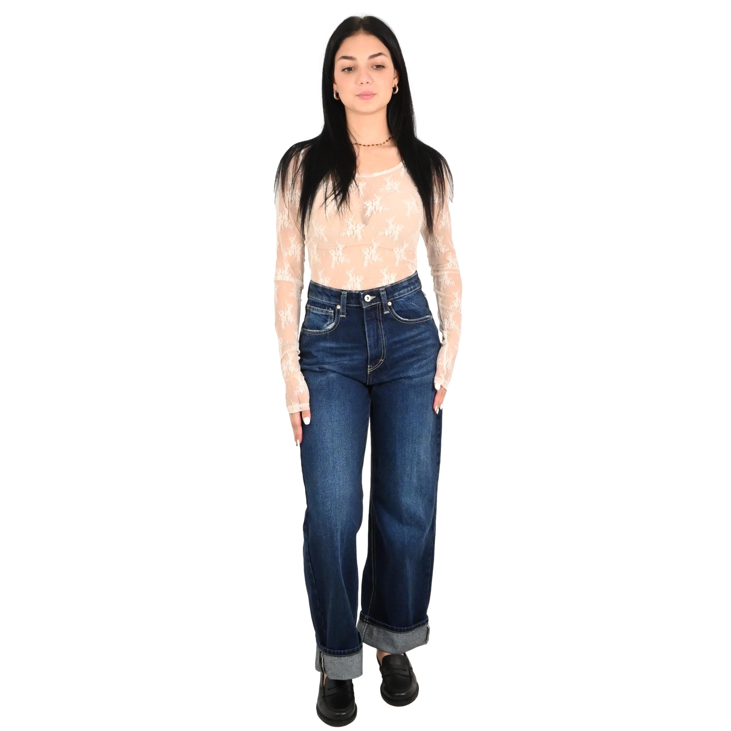 Please jeans donna blu denim P3TFEJUCDD