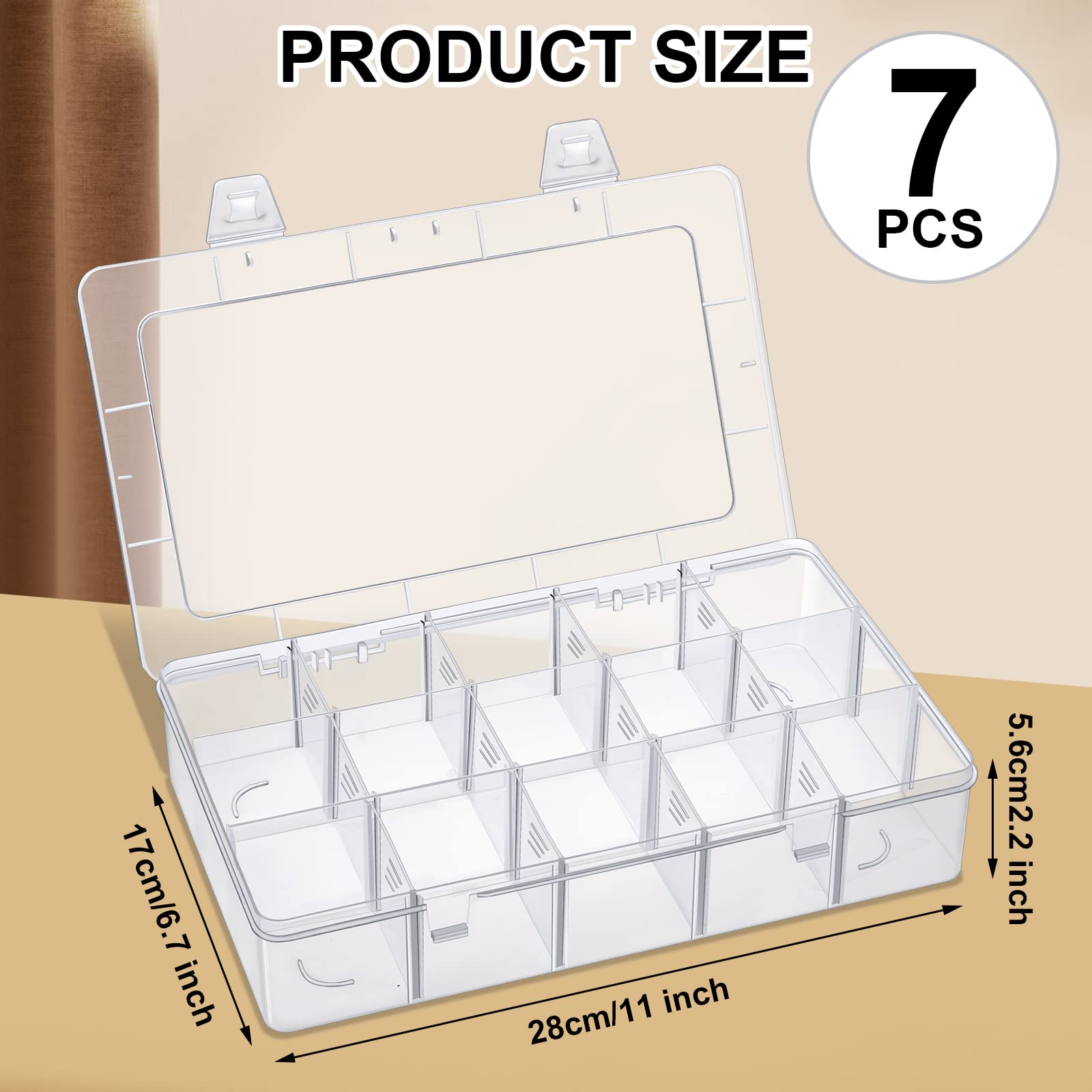 Fuutreo Arts/Crafts Storage Boxes/Organizer