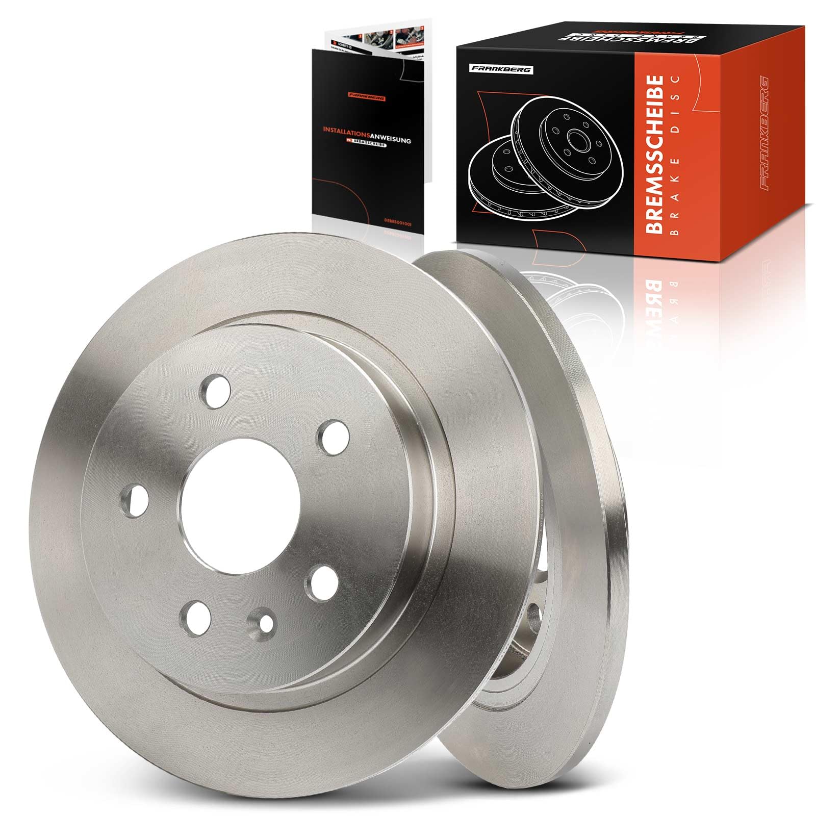 Frankberg Juego de discos de freno, juego de frenos de eje trasero, completo 292 mm, compatible con Insignia A G09 1.4L-2.0L 2008-2017 9-5 YS3G 1.6L-2.8L 2010-2012 Replace# 13502198