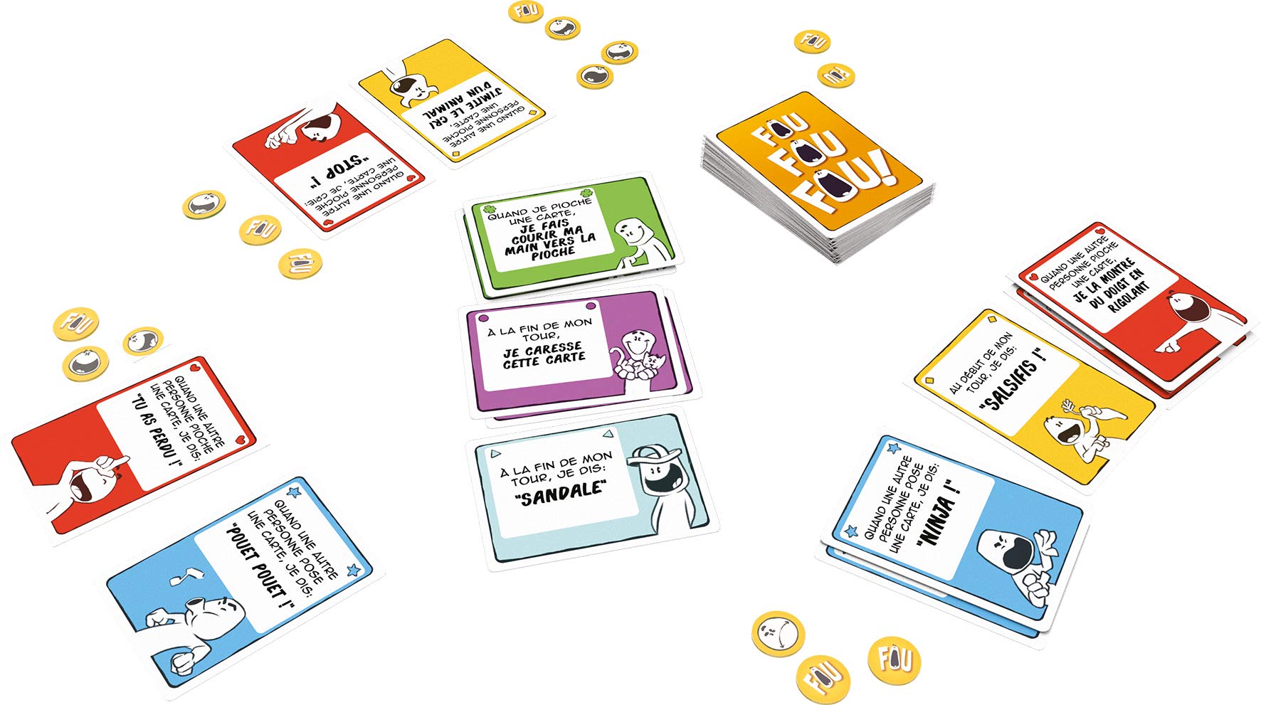 KYF Edition | Fou Fou Fou ! | Jeu de société | Jeu de Cartes | Age