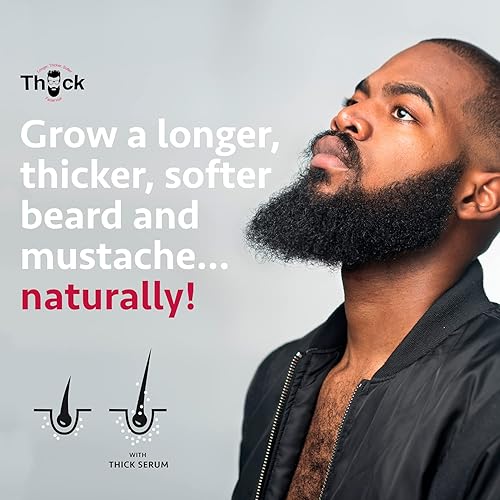 Miniatura 2 de Godefroy Suero grueso para barba y bigote para tipos de cabello étnico, 0.5 fl oz