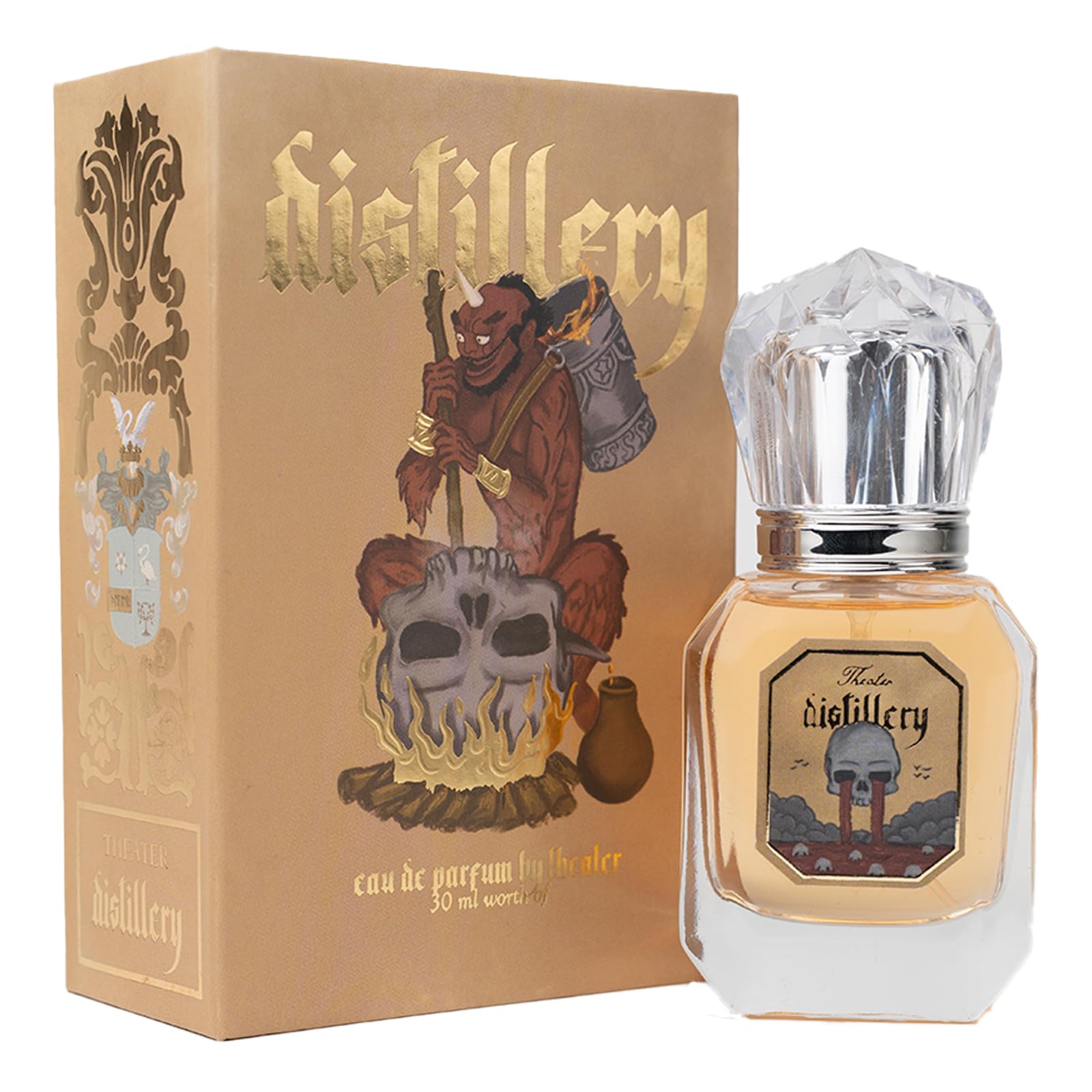 Theater Distillery Unisex Fruity Eau De Parfum | Long-Lasting Fresh & Vibrant Scent | Fruity & Musky Fragrance for Men & Women | Luxury Perfume | 30ml | Gift for Him & Her