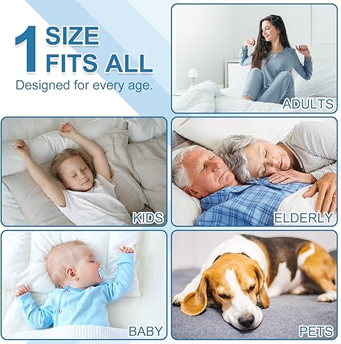 Miniatura 29 de OUTCREATOR Almohadillas de cama lavables de 34 x 56 pulgadas (paquete de 2), protector de colchón para incontinencia, almohadillas impermeables