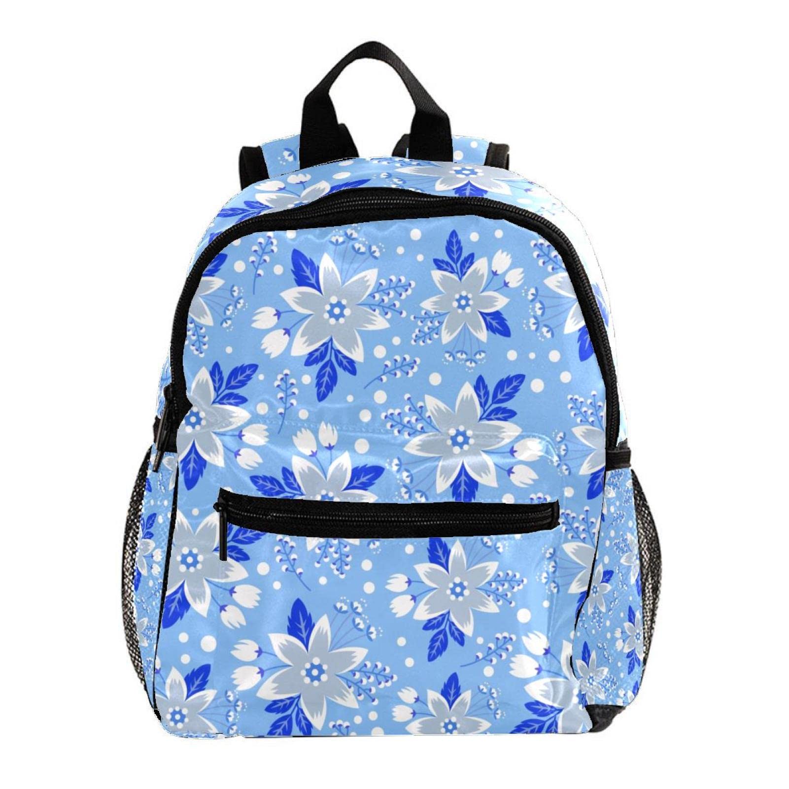 Sac à dos pour garçons et filles noir et blanc de 30,5 cm compact