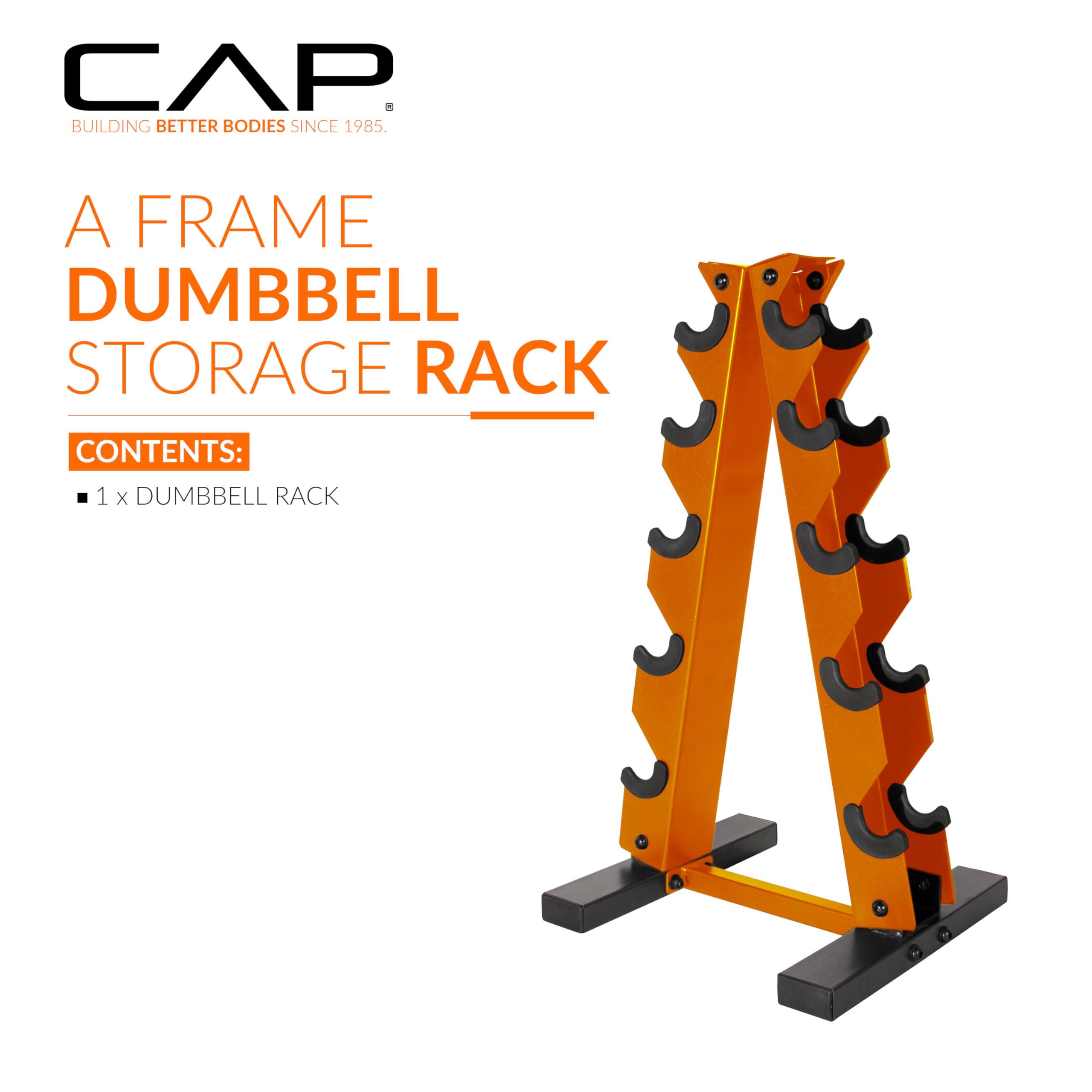 CAP Barbell Rack Pesi con manubri a Telaio A, Serie di Colori