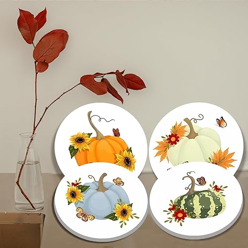 Miniatura 141 de Wildflowers - Juego de 4 fundas para quemadores de estufa de arte botánico, cubiertas superiores de estufa para quemadores de gas, estufa eléctrica