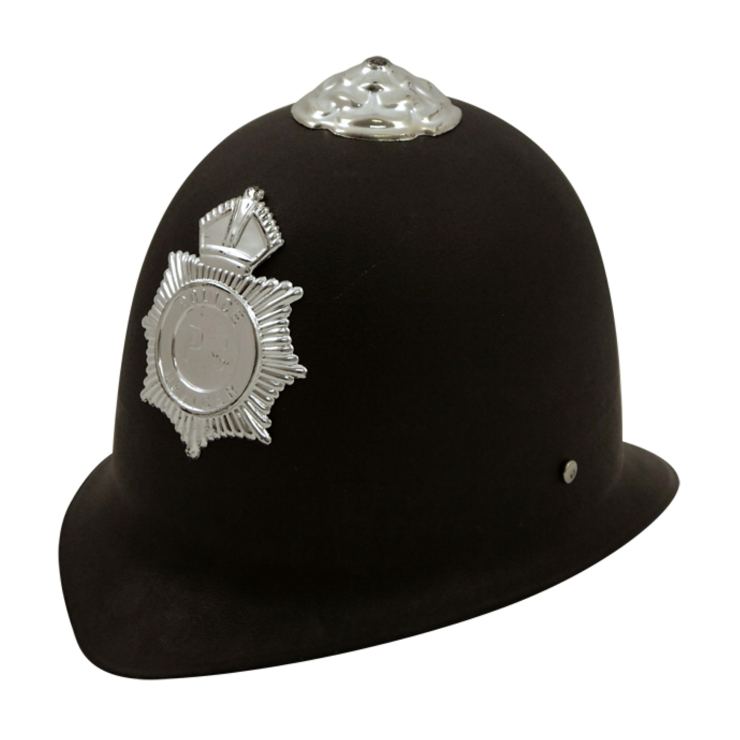 Lizzy Children's Police Helmet | Kids Policeman school Pretend Theme Party Fancy dress outfit Accessory Cosplay, World Book Day Halloween, Christmas