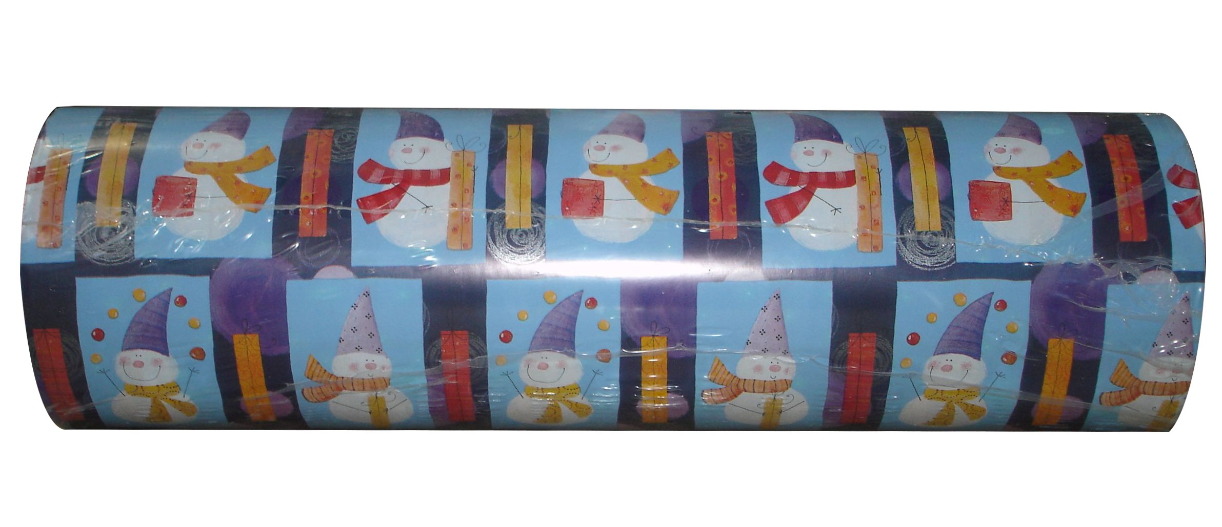 Woerner Geschenkpapier Weihnachten Schneemann Rolle 250m x 50cm