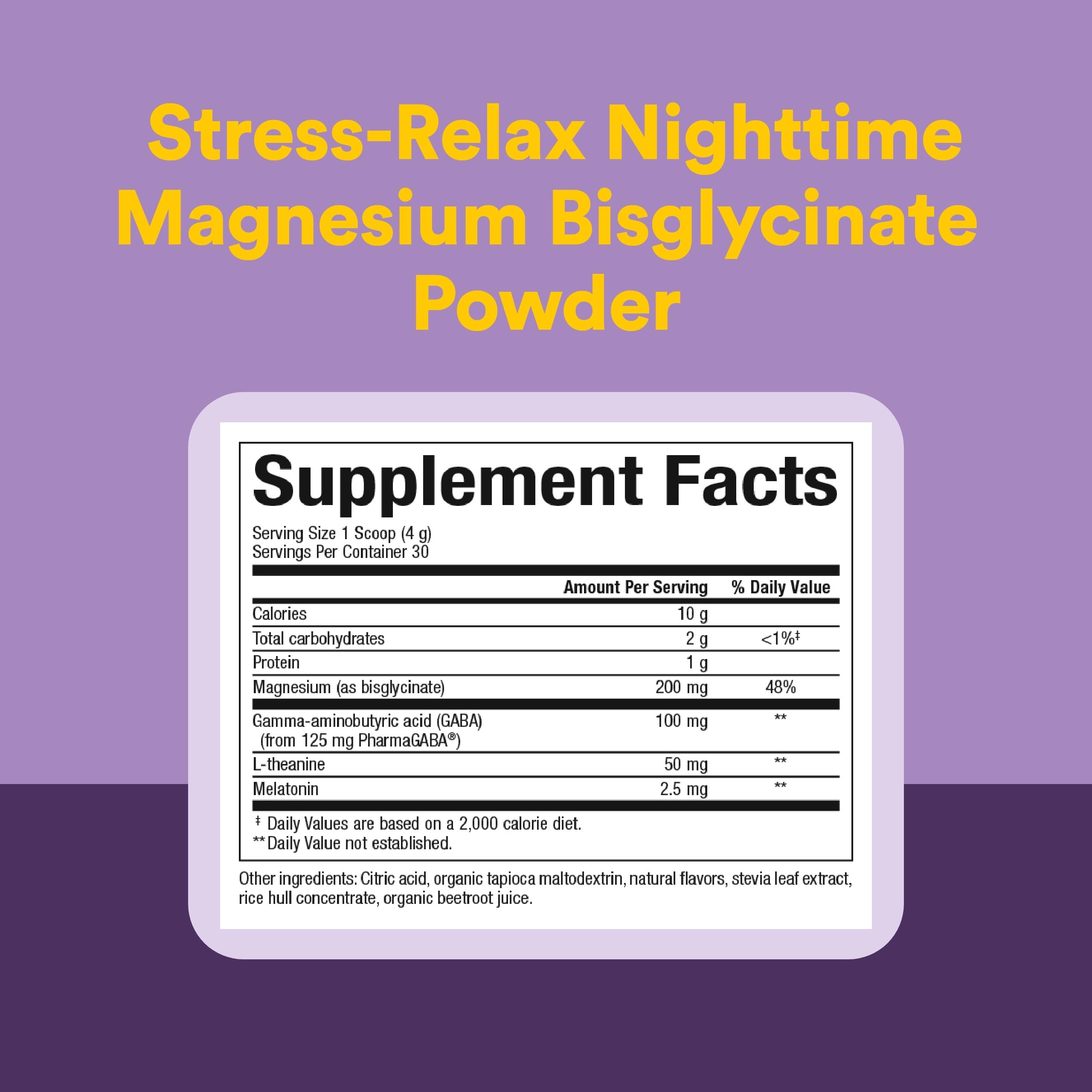 Natural Factors Magnesium Glycinate Powder for Sleep Support*, 4.23 oz — Amazon image 4