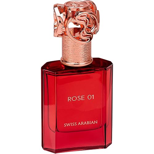Swiss Arabian Rose 01 - Luxury Products From Dubai - Long Lasting And Addictive Personal EDP Spray Fragrance - The Luxurious Scent Of Arabia - 1.7 Oz