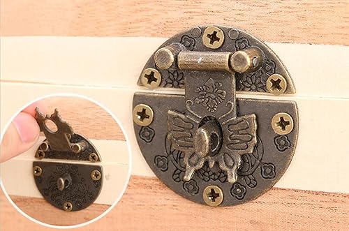 Miniatura 4 de Willcomes - Hucha de madera con cerradura y dos llaves Madera L