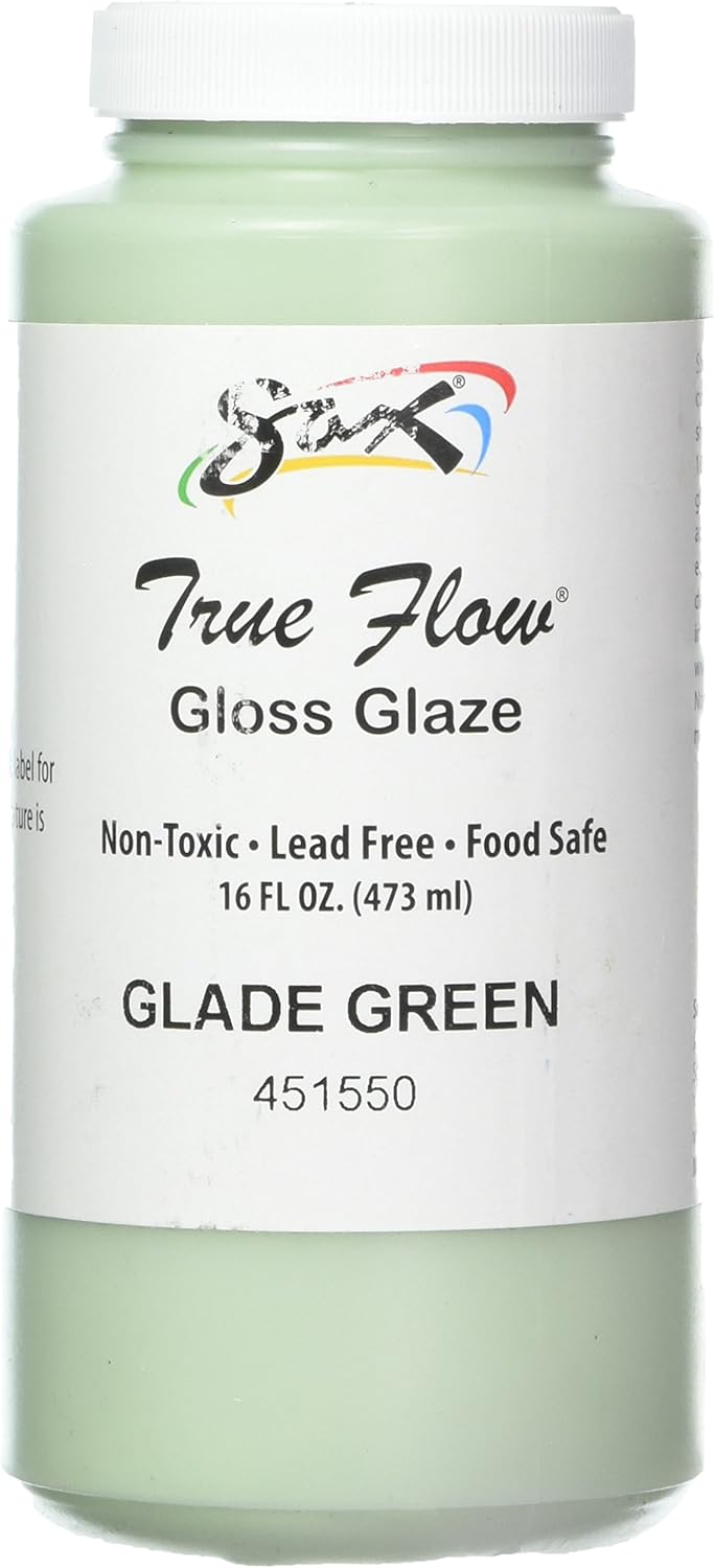 Sax True Flow Non-Toxic Colorburst Glaze, 1 pt, Pagoda Green