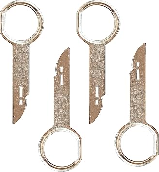 Car Radio Removal Tool Key,Car Radio Release Keys Extraction Tool,4pcs
