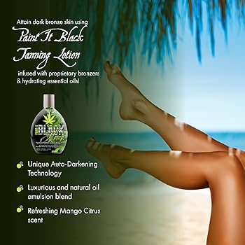 Amazon.com : Millennium Tanning Products - Paint It Black
