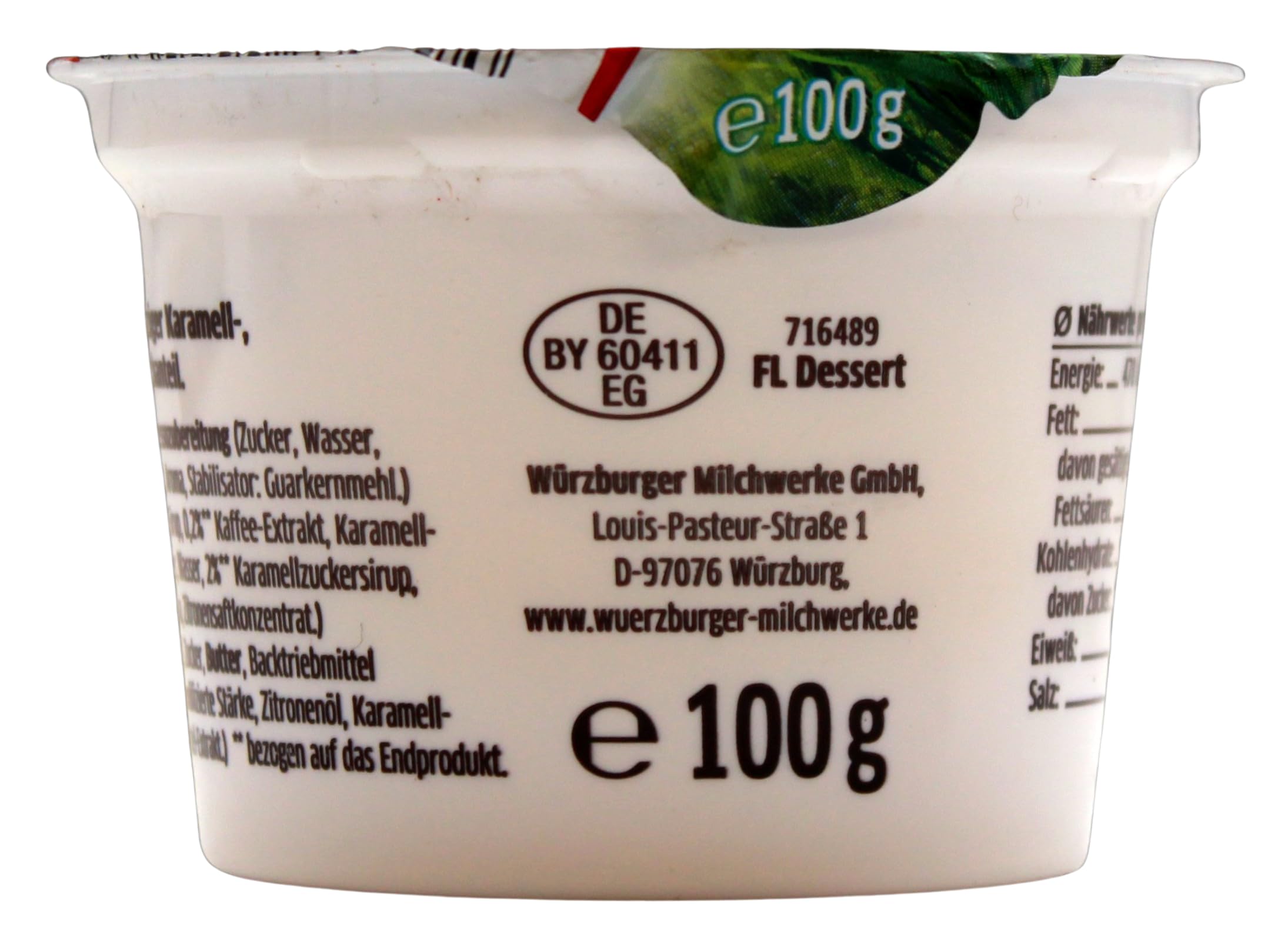 Franken Land Dessert 4-fach sortiert Espresso, Salted Karamell, Latte Macchiato und Käsekuchen Geschmack, 20er Pack (20 x 100g)