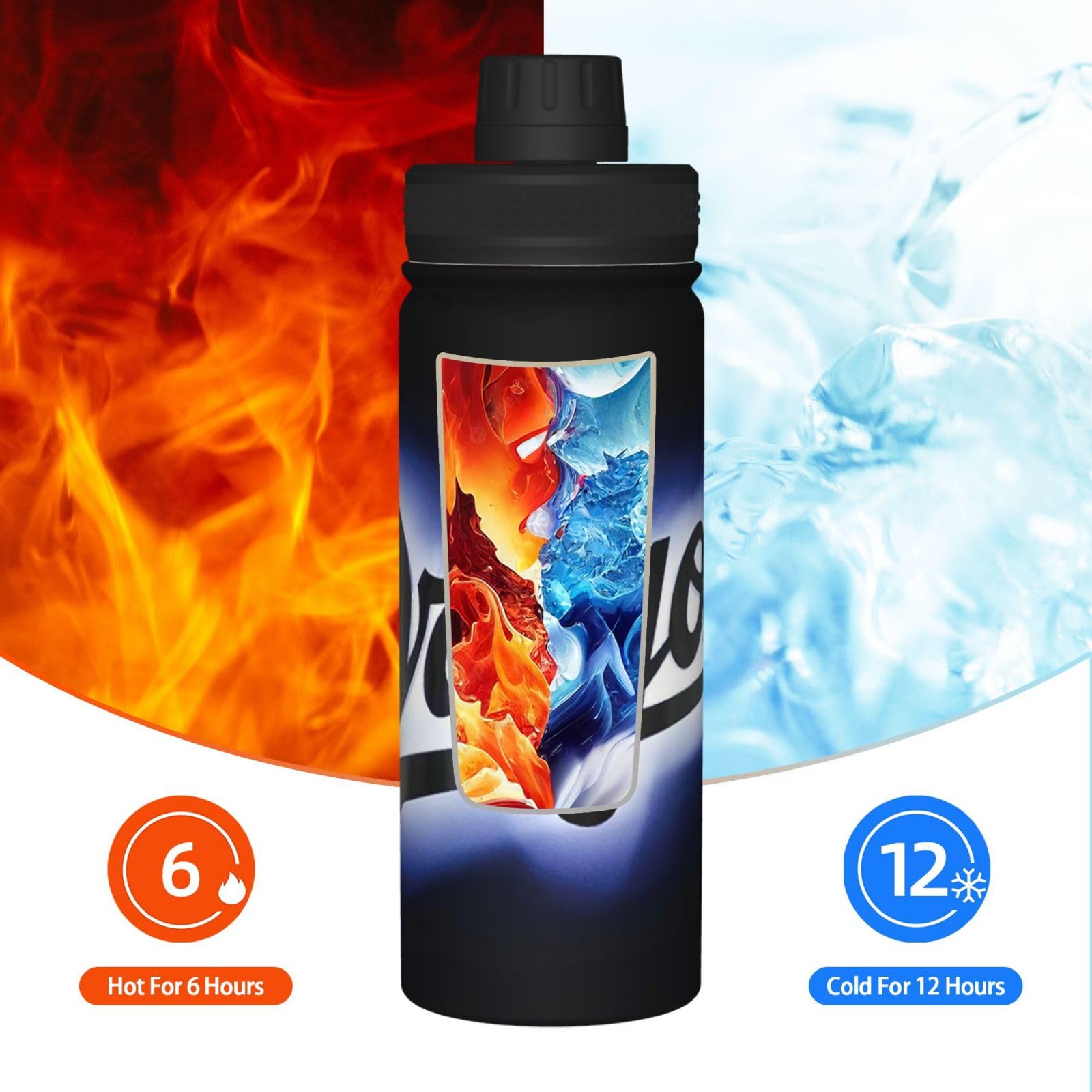 Amazon | 魔法瓶 スポーツ水筒 かっこいい 中日 ドラゴンズ ロゴ