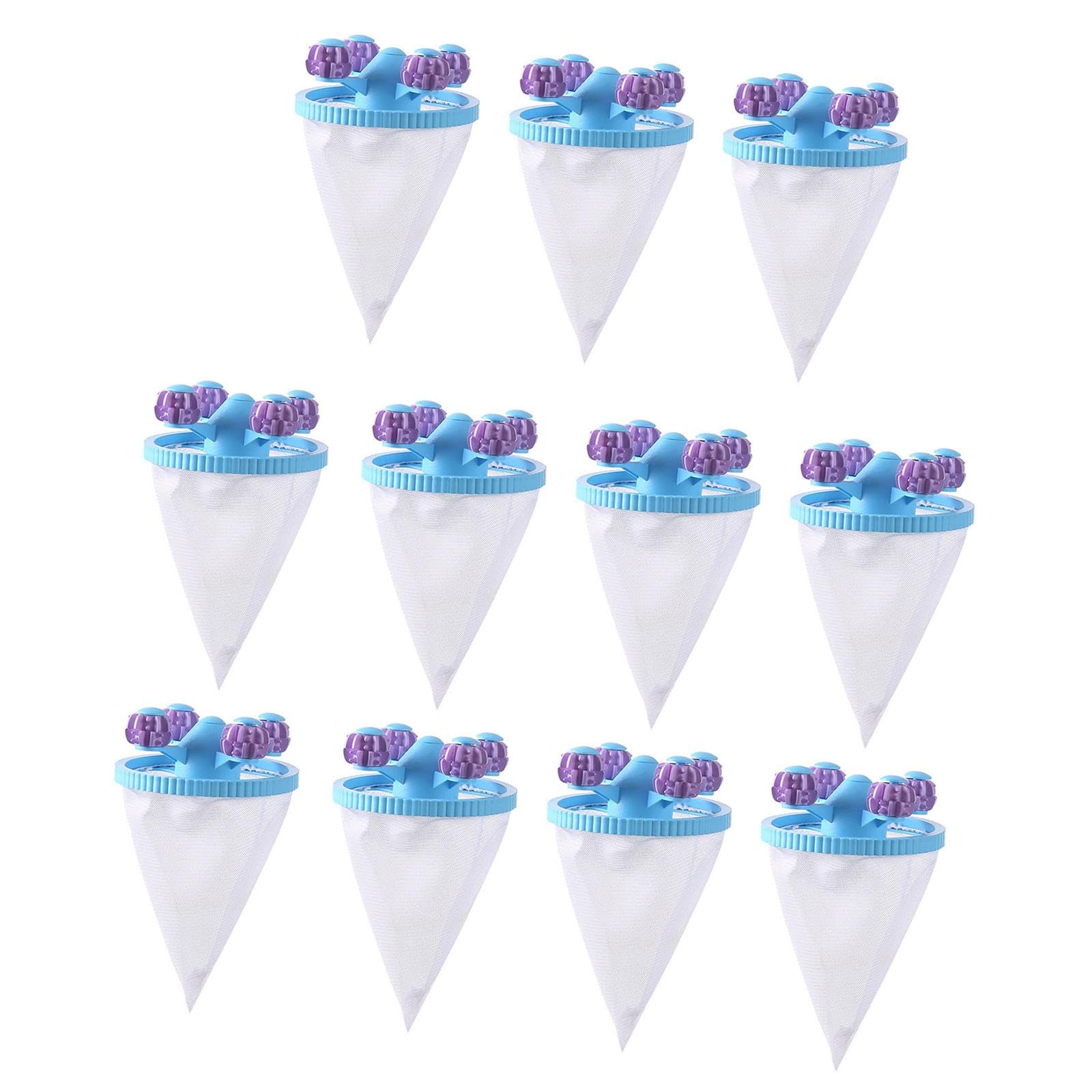 Laundry Debris Collector Floating Mesh Bag Washer Lint Filter, Helper for Home Wash Loads and Clothing Floating Washer Lint Catcher Laundry Hair Collector Mesh Bag Debris Filter Pet Hair Wash