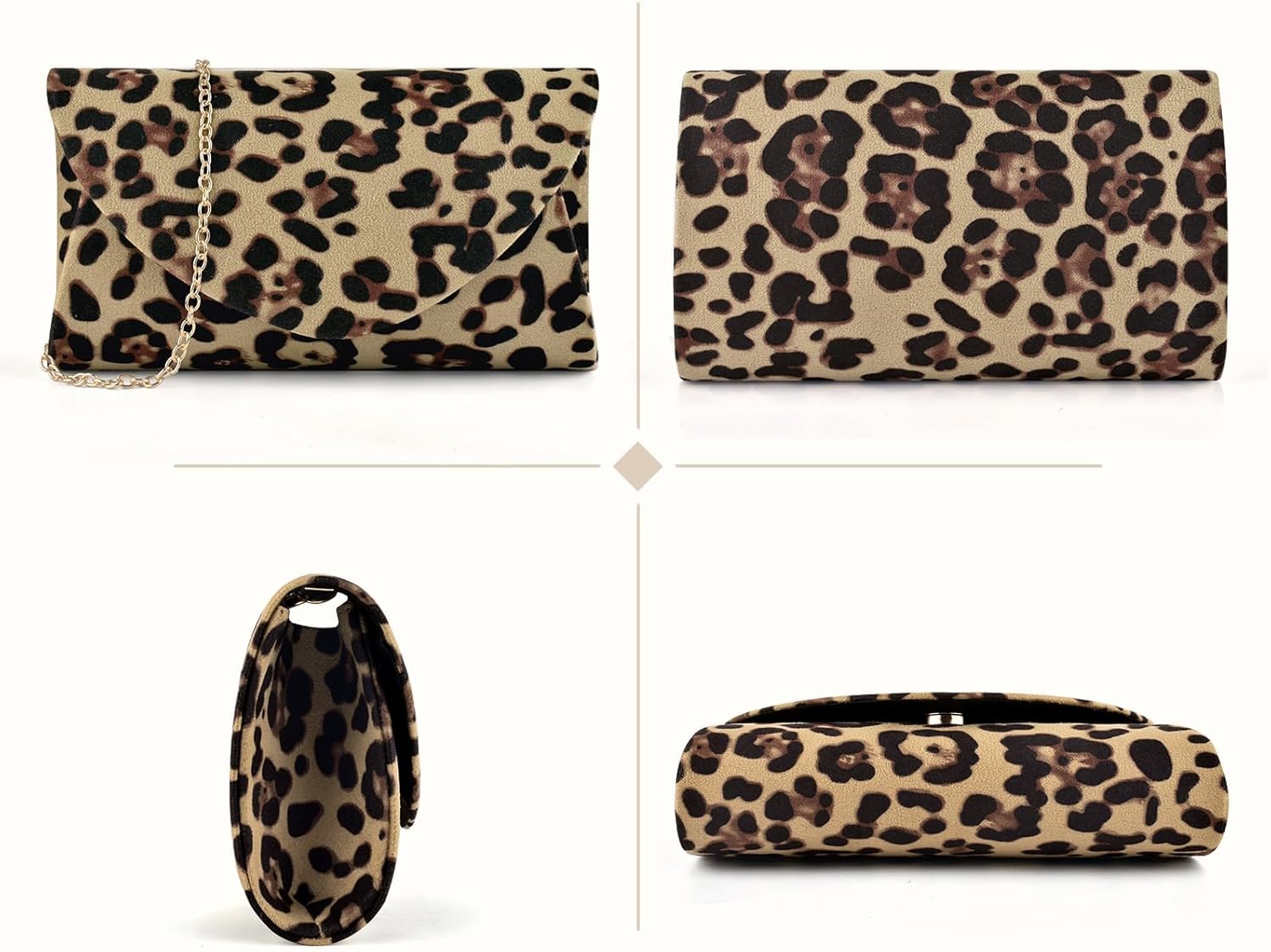 PACETAP Clutch Purses for Women, Handbags with Chain for Women Formal, Evening Bag for Wedding Party Cocktail Prom Dinner - Image 7