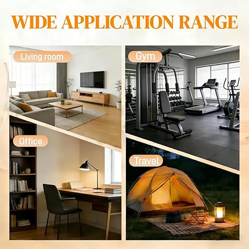 Miniatura 7 de Banda de resistencia de fitness para estiramiento y yoga, banda de resistencia elástica numérica con marcas claras, bandas elásticas de