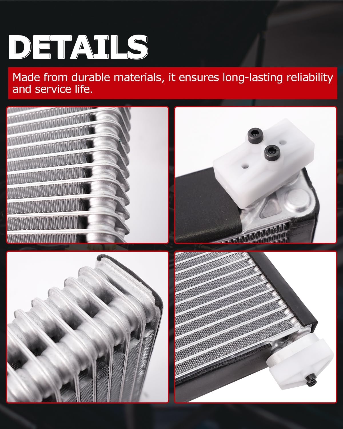 1ST 68004242AA A/C Evaporator Core Fits for Dodge Ram 1500 Ram 2500 Ram 3500 Ram 4500 Ram 5500 Pickup 2006-2010, Replaces OE: EV939713PFXC 4711829