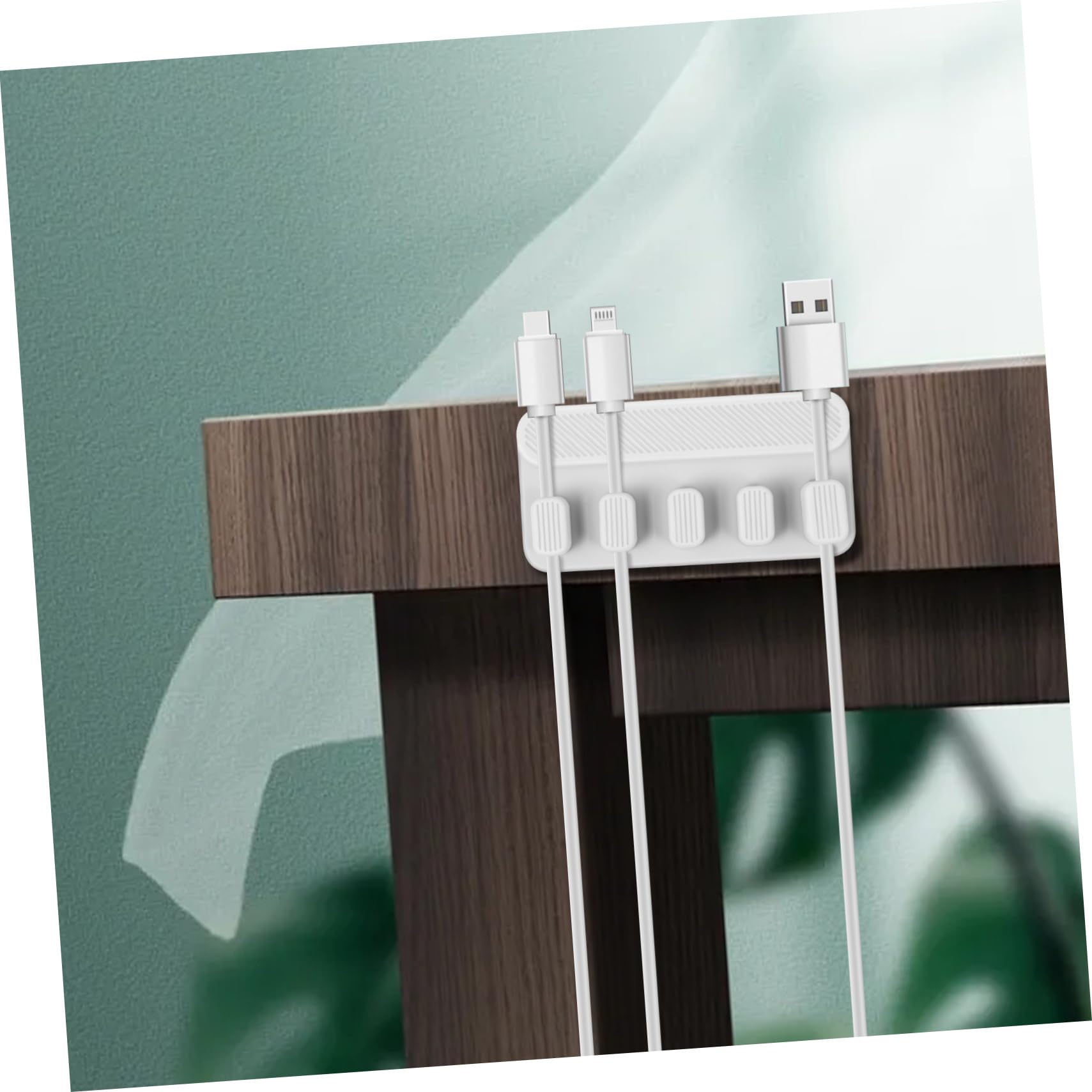 OSALADI 3ensembles Organisateur De Câbles Magnétique Pour Bureau Clips De Chargeur Auto-adhésifs Pour Câbles Pratique De Rangement Pour Maison Et Bureau