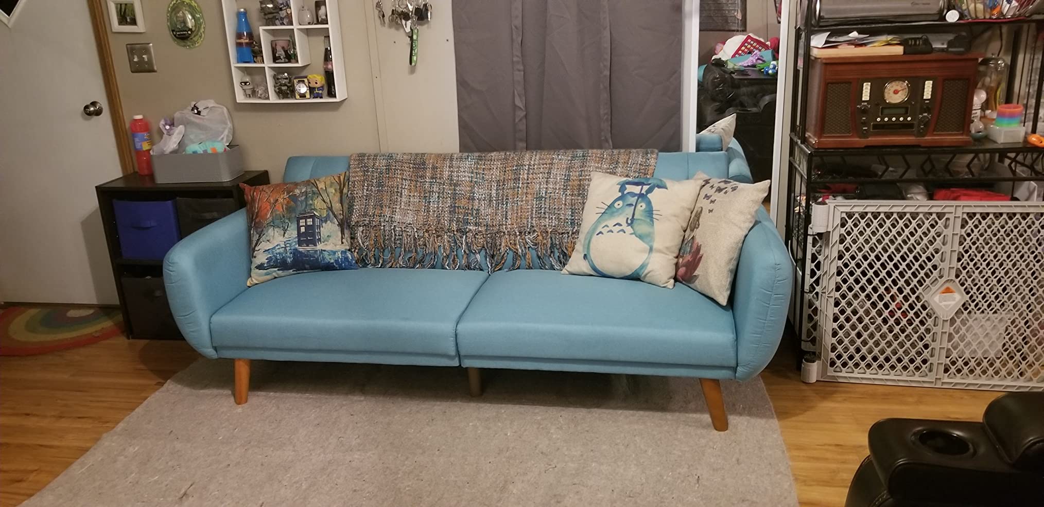 28/mo Finance Novogratz Palm Springs Convertible Sofa Sleeper in