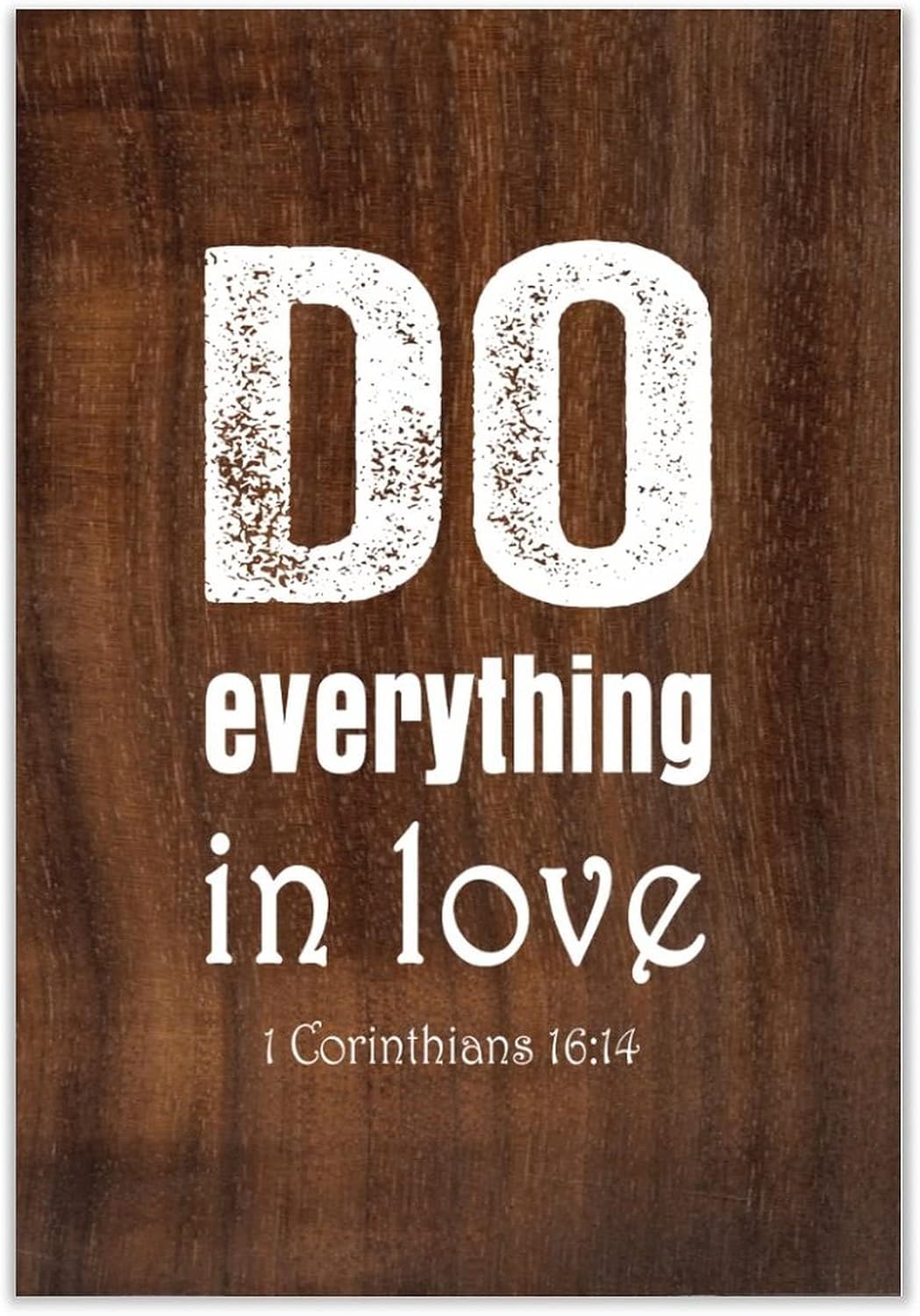 Wooden Sign Do Everything in Love Wood Signs Sayings Personalized Signs Baby Nursery Decor 12x18 inch
