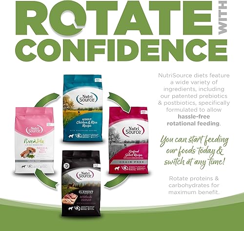 Miniatura 7 de NutriSource Element Series Coastal Plains - Alimento seco para perros, pavo, salmón y pescado blanco, 24 libras