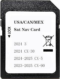 2025 Updated Mpas Navigation SD Card Compatible with M-da 3 2024/Cx-30 2024/ Cx-5 2024-2025/ Cx-90 2023-2025USA/CAN/MEX Maps