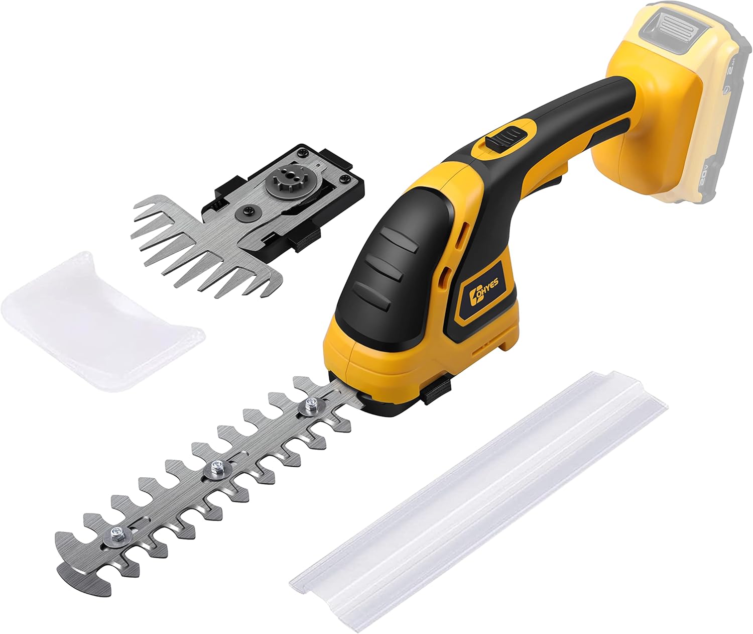 Cordless Handheld Grass Trimmer & Mini Hedge Trimmer Compatible with DeWALT 18v 20v Max Battery