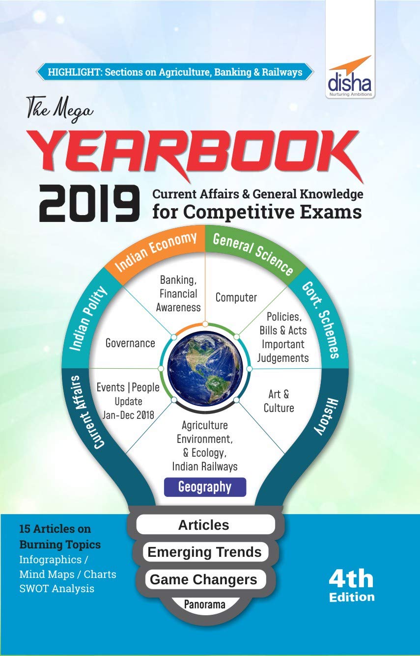 The Mega Year Book 2019 - Current Affairs & General Knowledge for ...