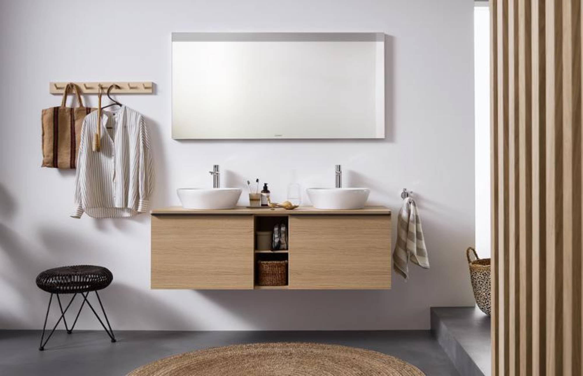 Duravit D-Neo vasque à poser, 400x400 mm, sans trou pour robinet, sans trop-plein, blanc brillant, 2371400070